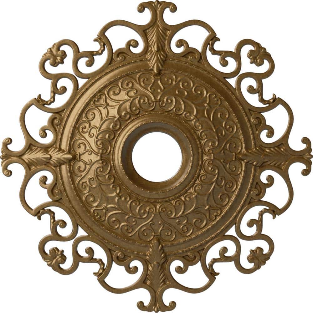 2-7/8 in. x 38-3/8 in. x 38-3/8 in. Polyurethane Orleans Ceiling Moulding, Pale Gold price history on PriceWatchPro