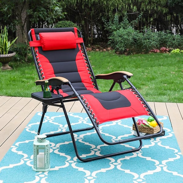 zero gravity lounger with cup holder