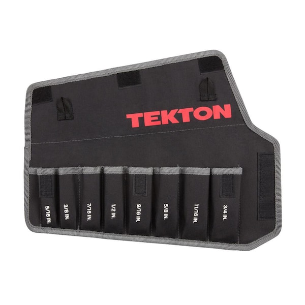 5/16 in. to 3/4 in. Stubby Combination Wrench Pouch (8-Tool)