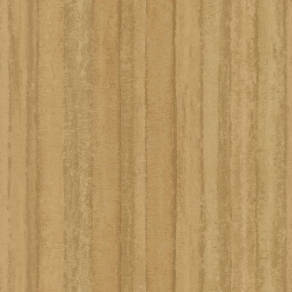Unbranded Ambiance Ochre/Gold Textured Nomed Stripe Vinyl Non-Pasted Wallpaper (Covers 57.75 sq.ft.)