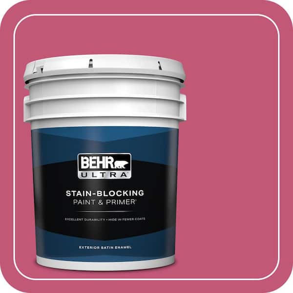 BEHR ULTRA 5 gal. #T16-02 Pagoda Satin Enamel Exterior Paint & Primer