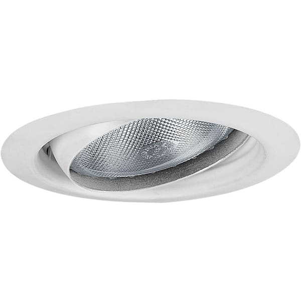 Progress Lighting 5 in. White Recessed Eyeball Trim