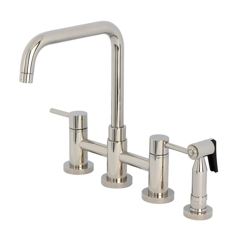 Concord 2-Handle Bridge Kitchen Faucet in Polished Nickel price history on PriceWatchPro