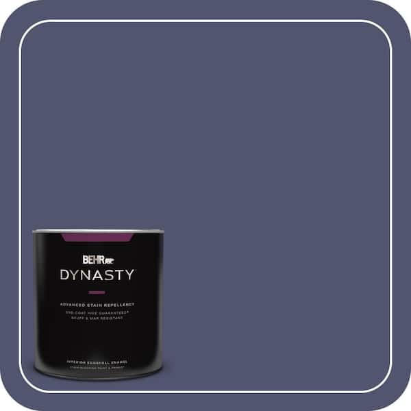 BEHR DYNASTY 1 qt. #S540-7 Bossa Nova One-Coat Hide Eggshell Enamel Interior Stain-Blocking Paint & Primer