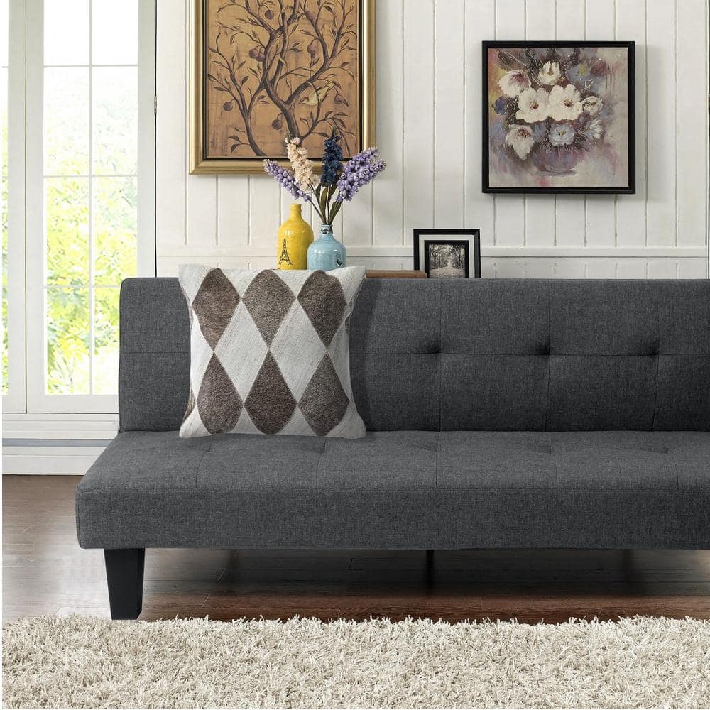 Silver and Brown Geometric Faux Leather Throw Pillow, 20 in
