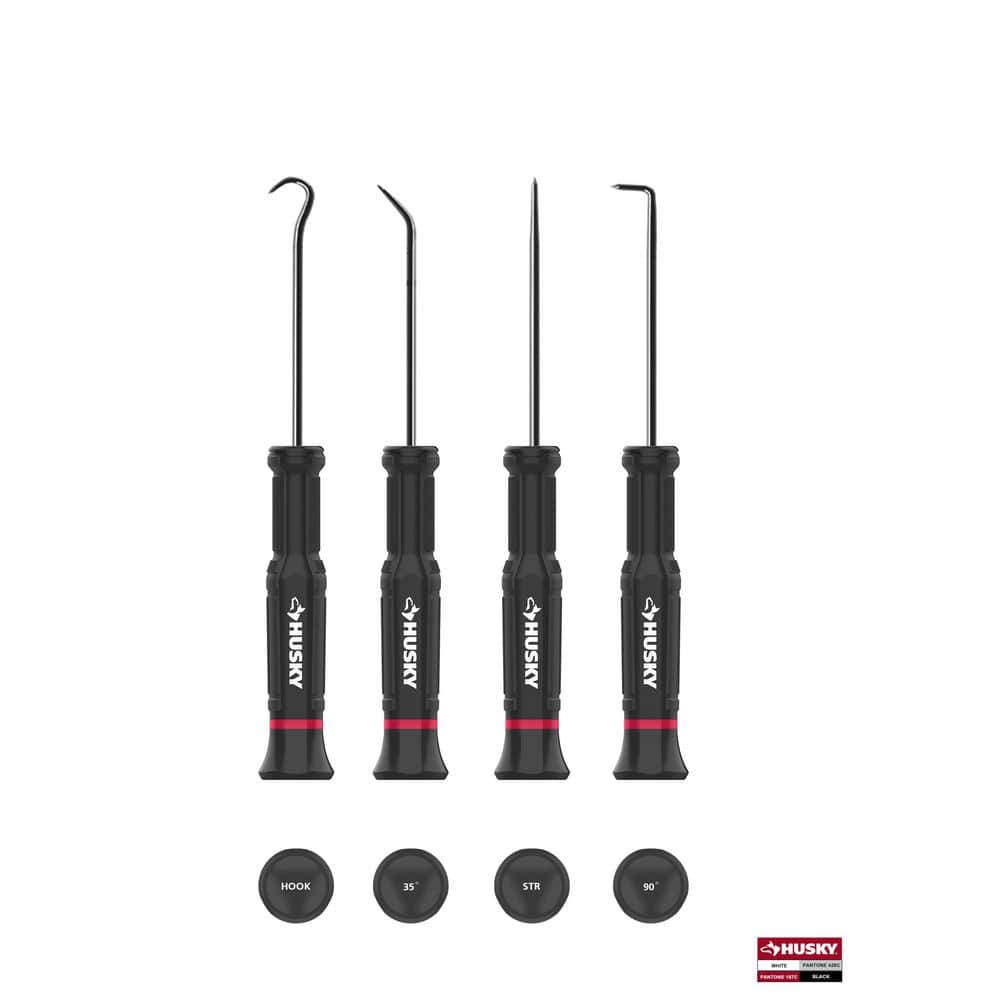 Husky 4PC PRECISION PICK & PROBE SET 00585 - The Home Depot