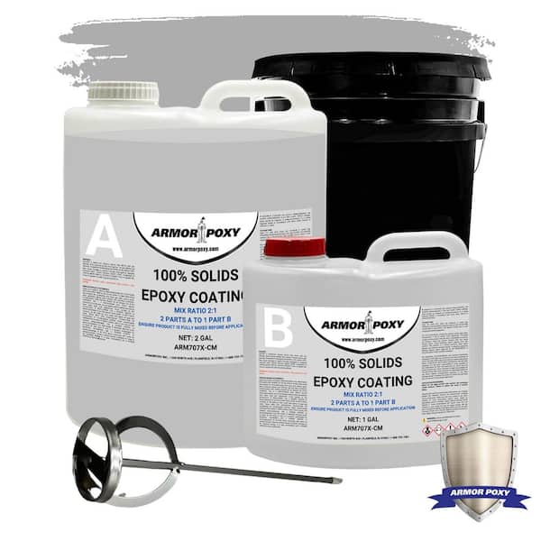 Protective Coating 7 Epoxy Paste, Dark Gray - 1 lb can