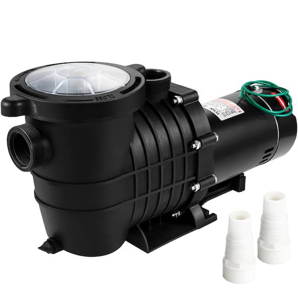 Swimming Pool Pump 1HP 110-Volt/220-Volt 5544GPH Powerful Self-priming Up to 34 ft. Head Lift for In/Above Ground Pool
