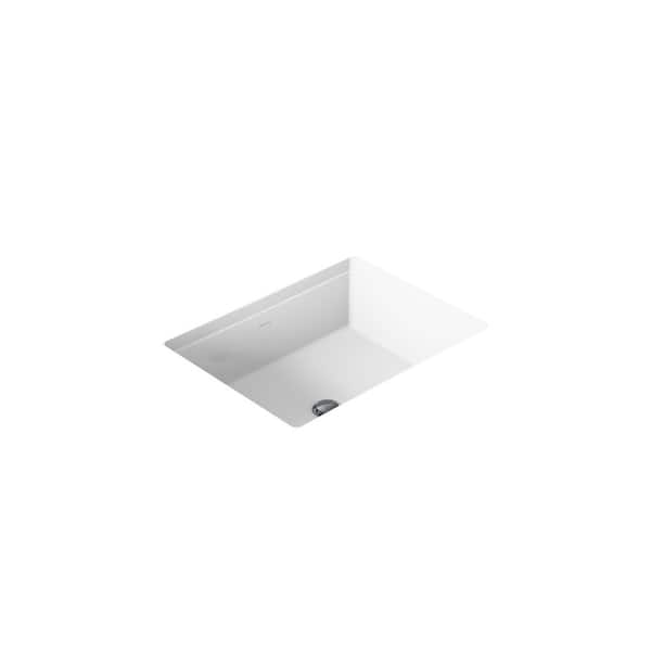 Verticyl 19.8 in. x 15.63 in. Undermount Bathroom Sink in White Vitreous China