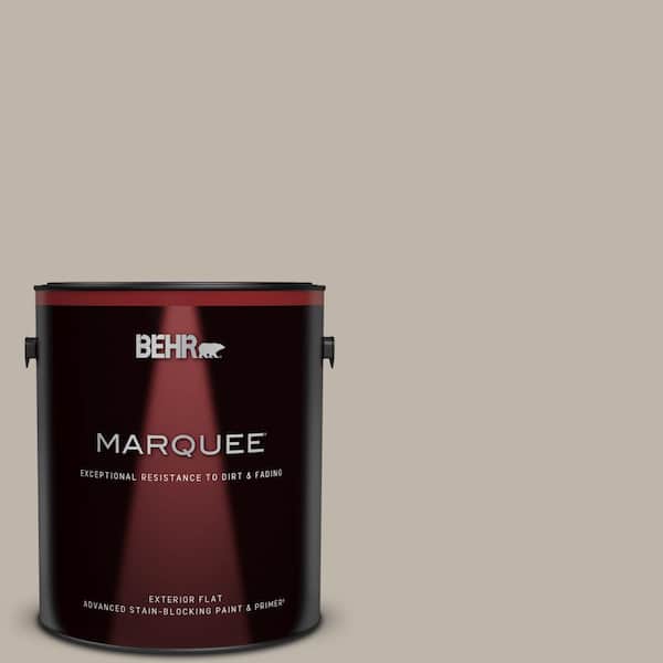 BEHR MARQUEE 1 gal. Home Decorators Collection #HDC-CT-21 Grey Mist Flat Exterior Paint & Primer