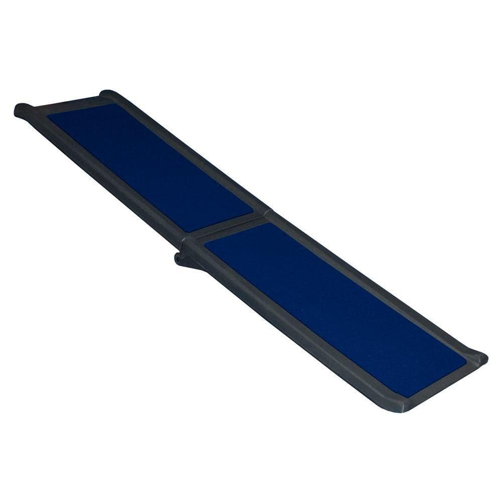 Gen7Pets Feather-Lite Folding Metal Dog Ramp, Gray, 72L x 16W x