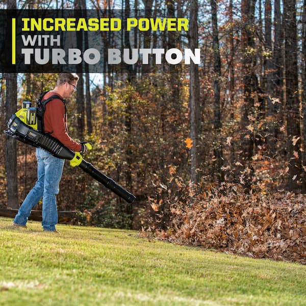 RYOBI 40V HP Brushless Whisper Series 165 MPH 730 CFM Cordless Battery Backpack Blower with 2 6.0 Ah Batteries and Charger RY404170 The Home Depot