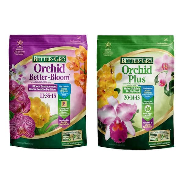Better-Gro 1 lb. Orchid Plant Food Combo Pack