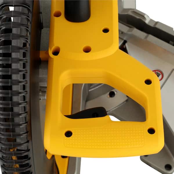 DEWALT - 15 Amp Corded 12 in. Double Bevel Sliding Compound Miter Saw w/Blade Wrench, Material Clamp & Compact Miter Saw Stand
