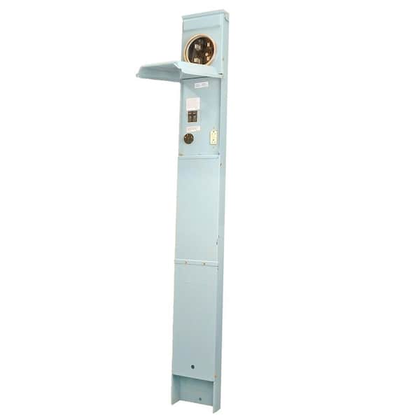 GE Metered RV Earth Burial Pedestal with 30 Amp RV Receptacle and 20 Amp GFCI Receptacle