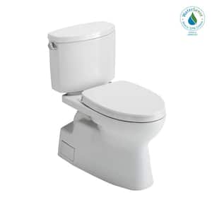 Vespin II 12 in. Rough In Two-Piece 1.28 GPF Single Flush Elongated Toilet in Cotton White, SoftClose Seat Included