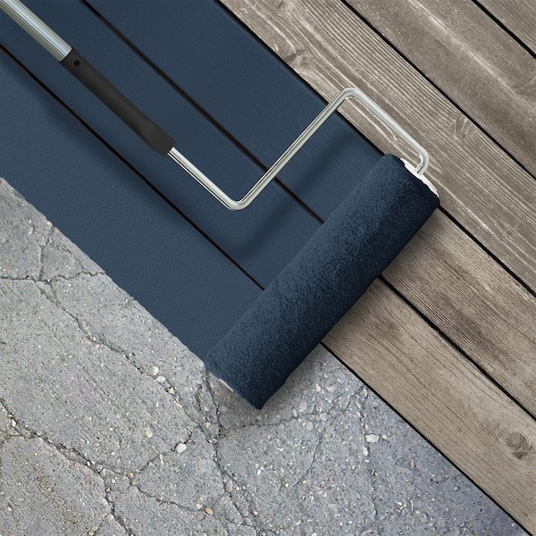 1 gal. #MQ5-54 Compass Blue Low-Lustre Enamel Interior/Exterior Porch and Patio Floor Paint