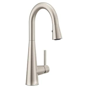 Sleek Single-Handle Pull-Down Sprayer Bar Faucet Featuring Reflex and Power Clean in Spot Resist Stainless Steel