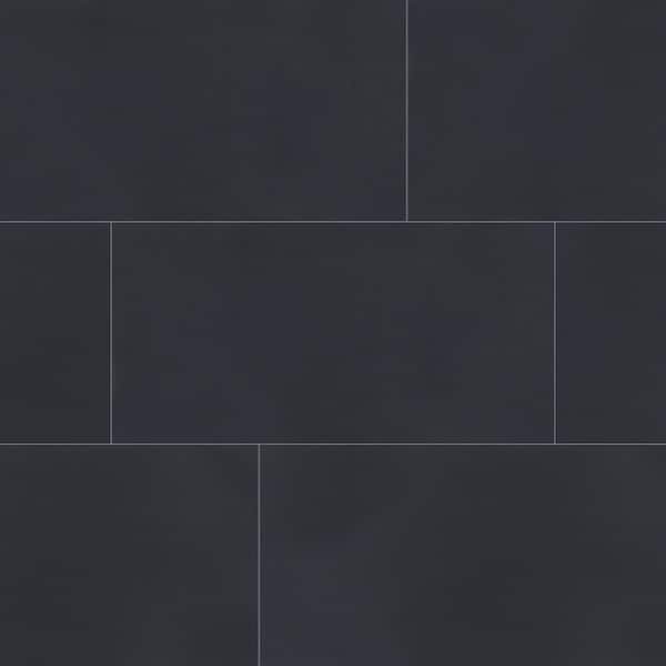 Daltile Cohesion Black 24 in. x 48 in. Color Body Porcelain Floor and Wall Tile (15.37 sq. ft./case)