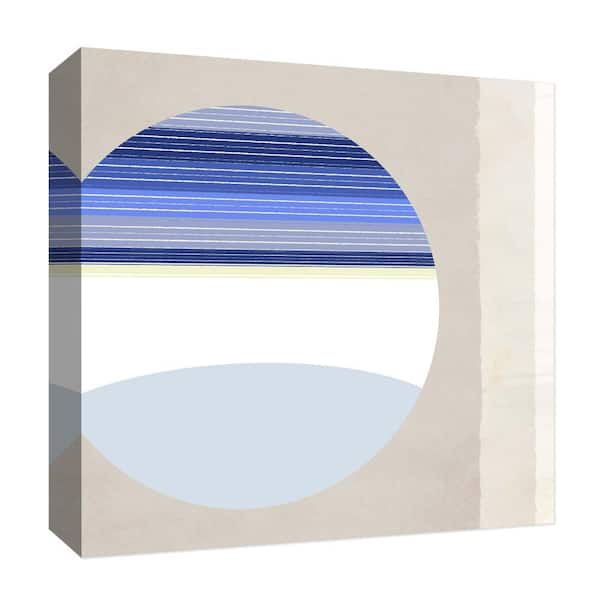 PTM Images Happy Circle'' Canvas Abstract Wall Art 15 in. x 15 in.