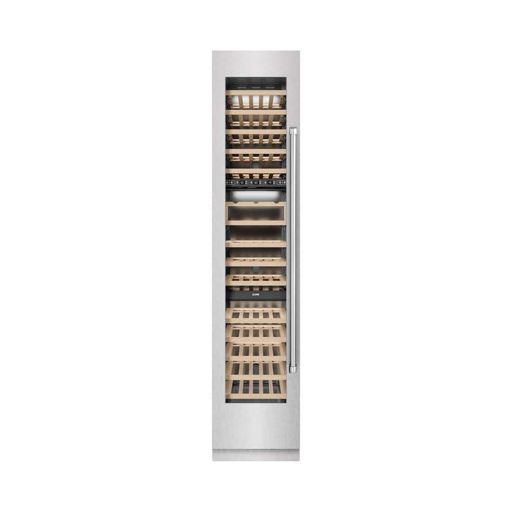 18 in. 9.0 cu. ft. Triple Zone 68 Bottle Left Hinge Column Wine Cooler in Satin Stainless Steel price history on PriceWatchPro