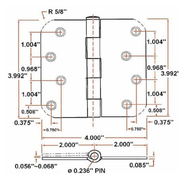 2-1/4 in. x 2-1/8 in. Oil-Rubbed Bronze Jumbo Hinge Pin Door Stop Value Pack (5 per Pack) 2-1/4 in. x 2-1/8 in. Oil-Rubbed Bronze Jumbo Hinge Pin Door Stop Value Pack (5 per Pack)