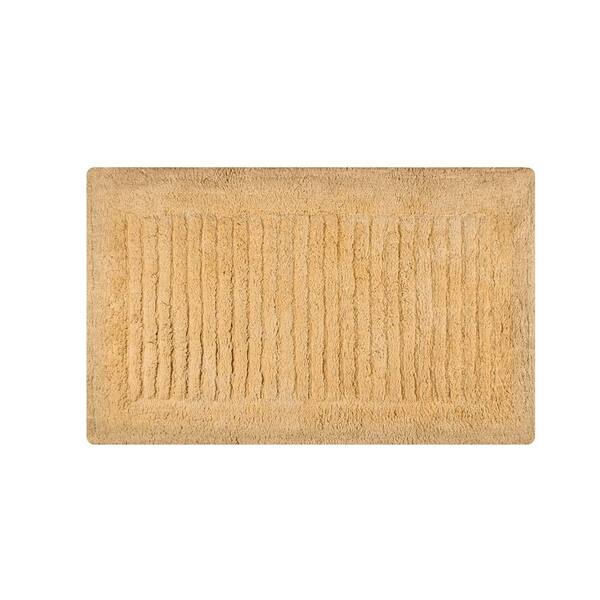 Unbranded Tufted Bath Mat 2 pc set ( Zero Ply Carded) Lt. Beige17"X24"/21"X34"