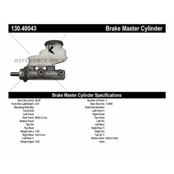Centric Parts Brake Master Cylinder