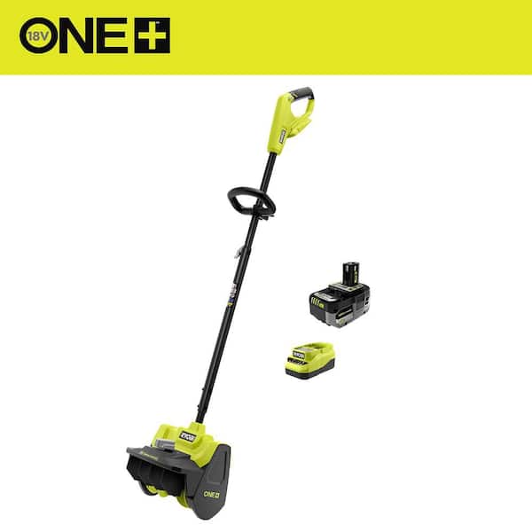 ONE+ 18V 10 in. Cordless Electric Snow Shovel with 4.0 Ah Battery and Charger