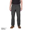 Milwaukee Men's 38 in. x 30 in. Gray Cotton/Polyester Work Pants with 7 Pockets