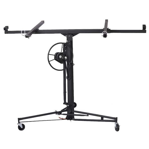 11 ft. Panel Hoist Jack Lifter Drywall Lift Panel Lift Drywall in Black