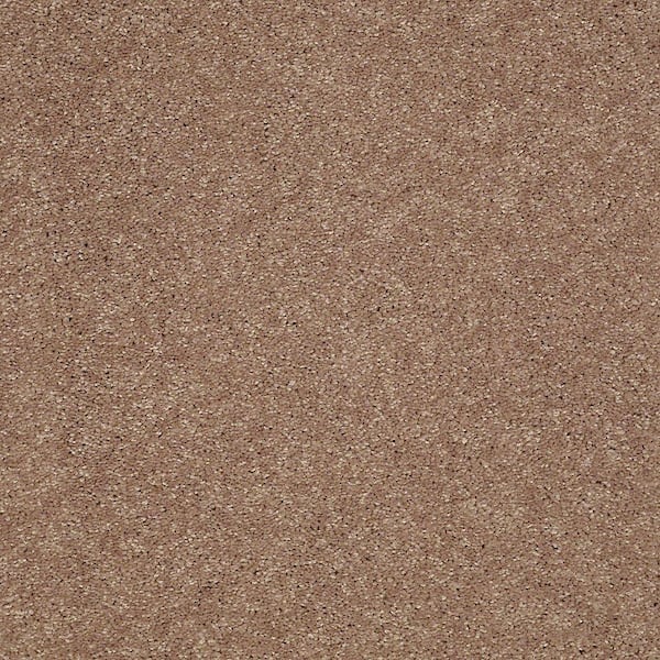 Home Decorators Collection Brave Soul II - Sweater - Brown 44 oz. Polyester Texture Installed Carpet