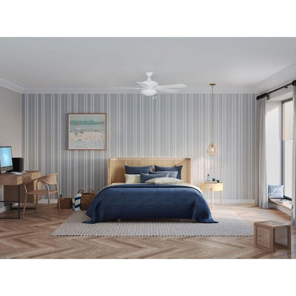 AirPro 52 in. Indoor or Outdoor White Ceiling Fan