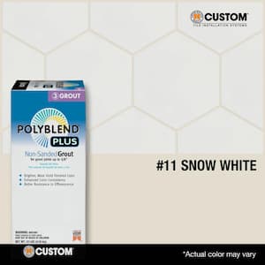 Polyblend Plus #11 Snow White 10 lb. Unsanded Grout