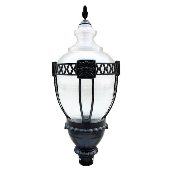 Yosemite Home Decor Exterior Lighting Series 1-Light Black Outdoor Post Lamp