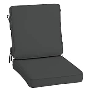Arden Selections AH0WF05B-41 Acrylic Chair Cushion Cover Gray