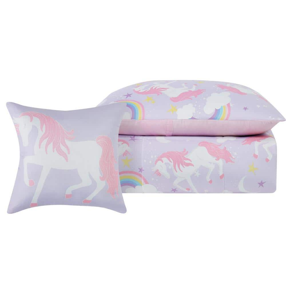 unicorn and rainbow bedding asda