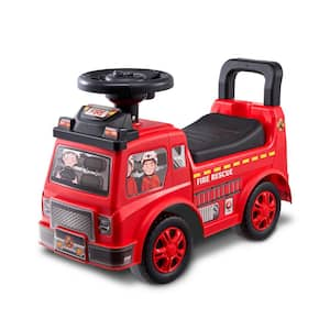 Ride On Push Car for Toddlers, Ages 1-3, Sit to Stand Toddler Ride On Toy, Classic Kids Ride On Car with Music Red