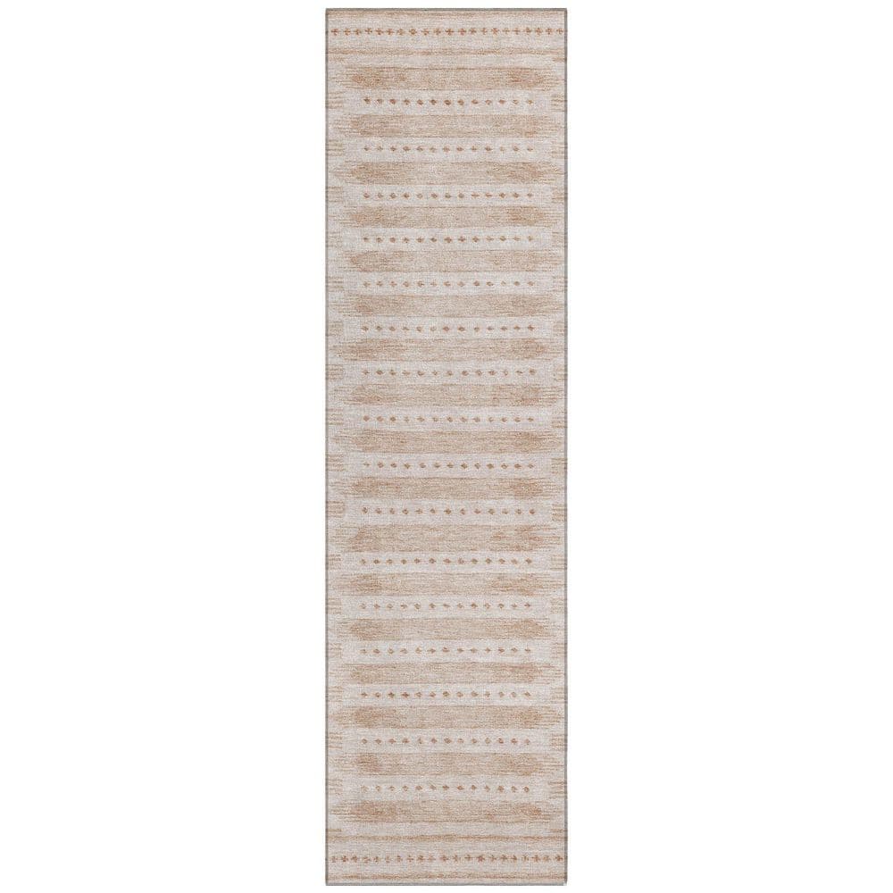 Chantille Machine Washable Indoor/Outdoor Abstract ACN1917 Salmon 2 ft. 3 in. x 7 ft. 6 in. Runner Rug price history on PriceWatchPro