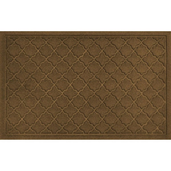 Waterhog Cordova 23 in. x 35 in. PET Polyester Indoor Outdoor Mat Dark Brown