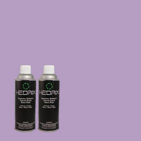 Hedrix 11 oz. Match of 640B-5 Bloomsberry Low Lustre Custom Spray Paint (2-Pack)