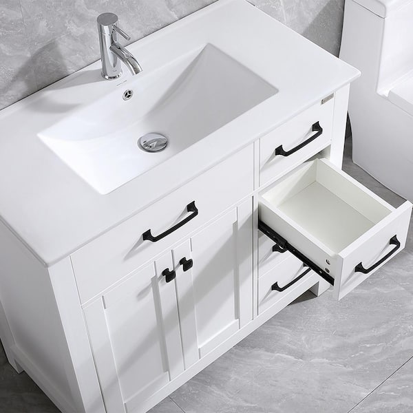 H Bath Vanity, Bathroom Vanity With Bowl Sink Home Depot
