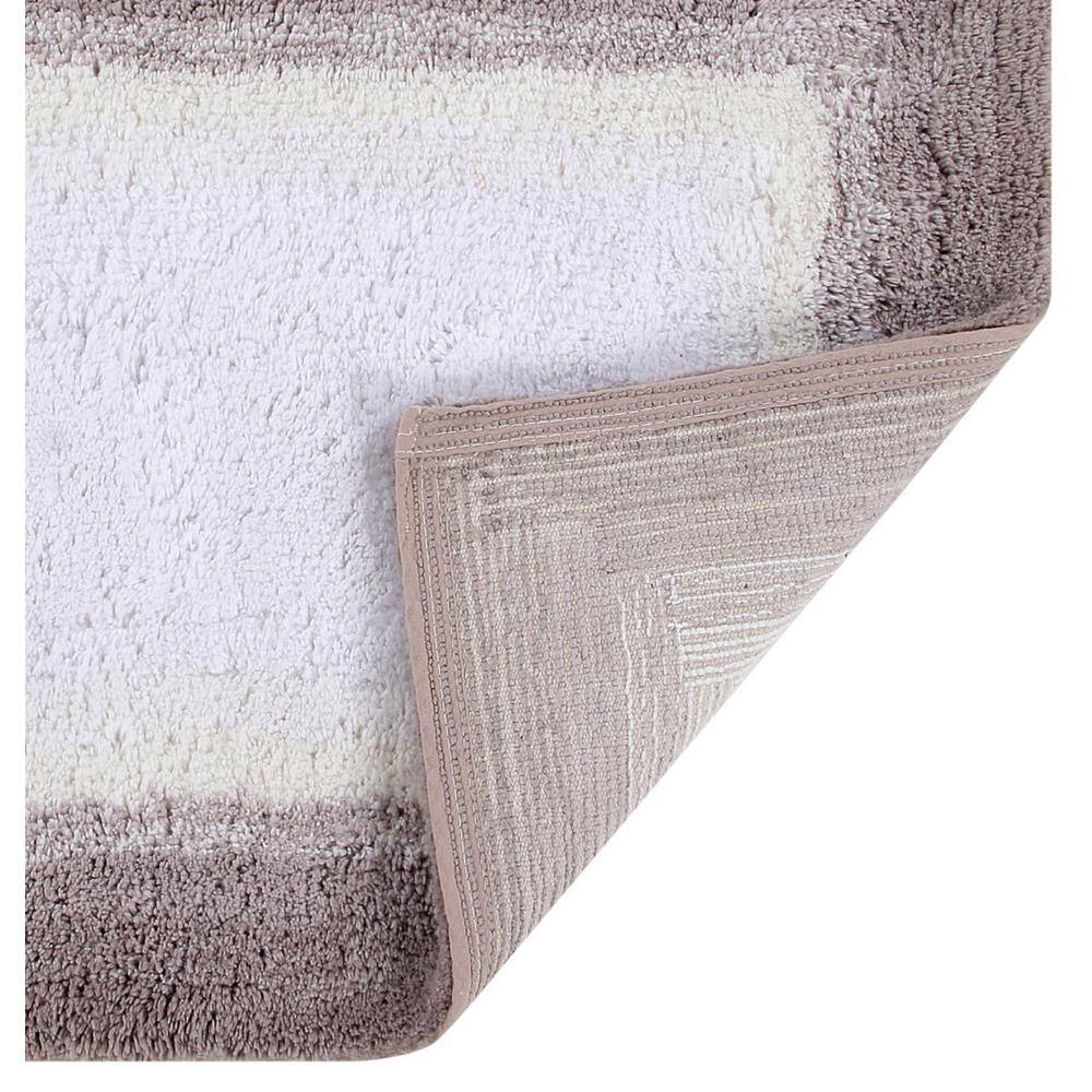 Beige Cotton 20" x 13" Torrent Bath Rug