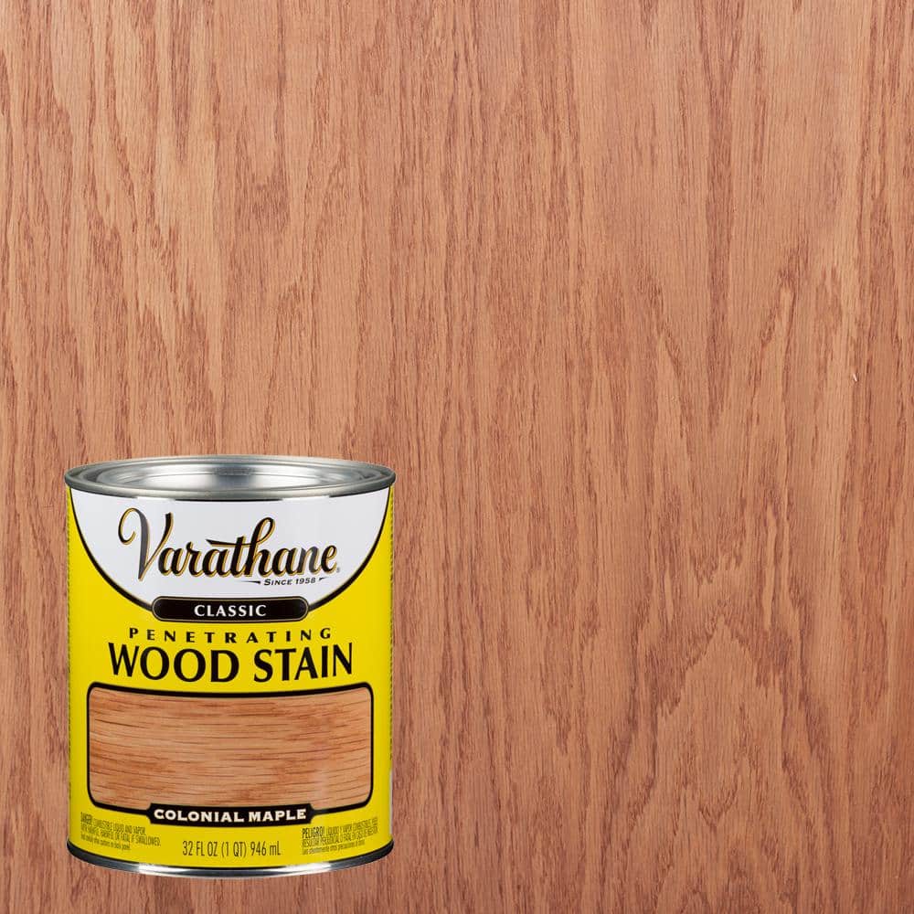 Reviews for Varathane 1 qt. Colonial Maple Classic Interior Wood Stain ...