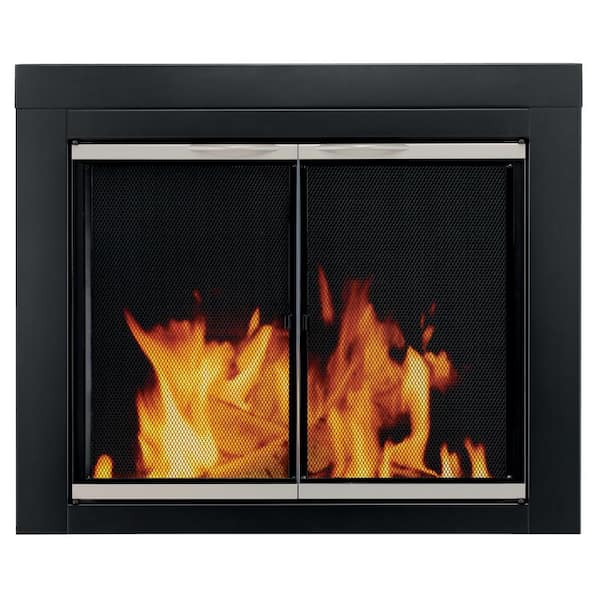 Pleasant Hearth Alsip Large Glass Fireplace Doors Ap 1132 The Home Depot Large Glass Fireplace Doors Ap 1132, Pleasant Hearth Ap 1132 Alsip Fireplace Glass Door Large