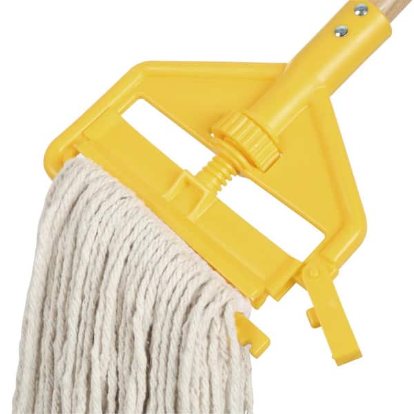 Rubbermaid Flow Finishing System, 56 Handle, 18 Mop Head, Yellow