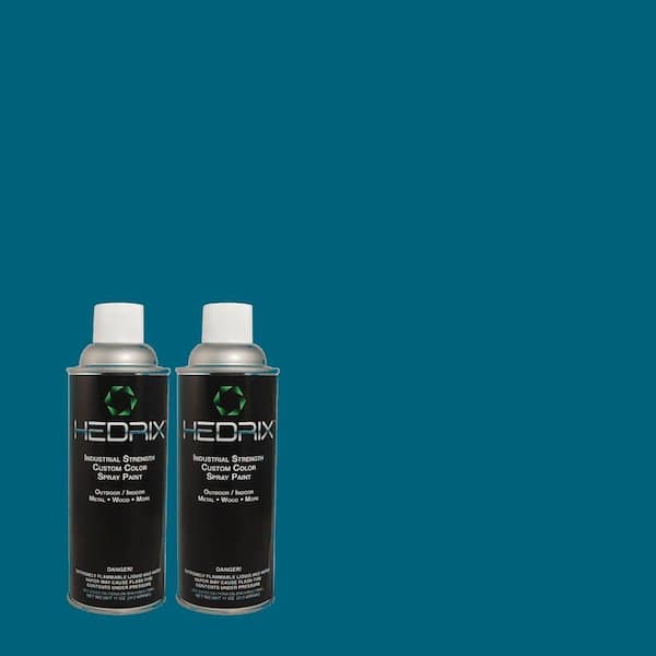 Hedrix 11 oz. Match of S-H-550 Sapphire Sparkle Gloss Custom Spray Paint (2-Pack)