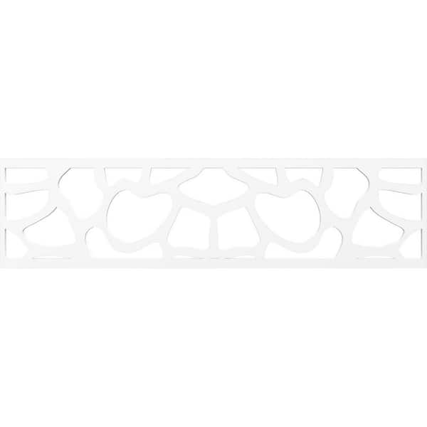 Ekena Millwork Rochester Fretwork 0.375 in. D x 47 in. W x 12 in. L PVC Panel Moulding