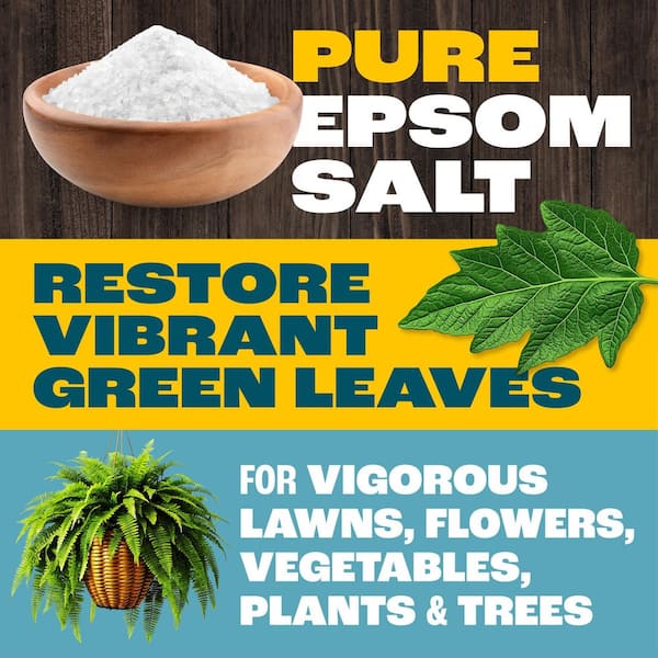 7 lb. 2,900 sq. ft. Epsom Salt for Plants, Lawns and Gardens