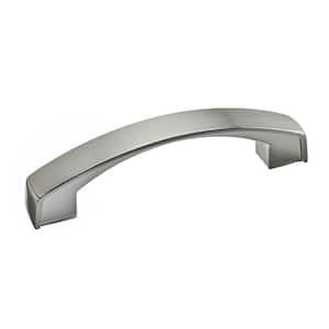 Boisbriand Collection 3 3/4 in. (96 mm) Brushed Nickel Transitional Cabinet Arch Pull